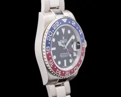 Rolex GMT Master II 116719 Ceramic "Pepsi" 18K White Gold Black Dial