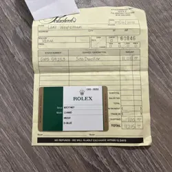 WITH ORIGINAL RECEIPT