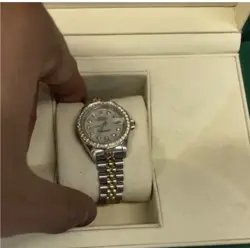 ROLEX DATEJUST DIAMOND WATCH, 26MM, YELLOW GOLD AND STAINLESS STEEL BRACELET