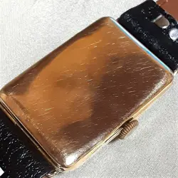 Rolex 18K/750 Solid Gold Small Second Hand Winding Men's Watch Vintage Junk