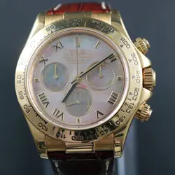 ROLEX DAYTONA 116518 – 18K YG - MOP DIAL - CAL 4130 – FULL SET