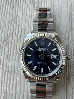 FLUTED BEZEL BLUE