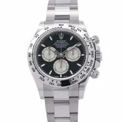 ROLEX COSMOGRAPH DAYTONA 40MM 18K WHITE GOLD BRIGHT BLACK DIAL 126509