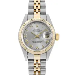 ROLEX DATEJUST 79173 GRAY ROME P NUMBER SECOND HAND WOMEN