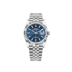 ROLEX DATEJUST 36MM 126234 BRIGHT BLUE JUBILEE