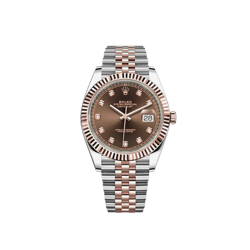 ROLEX DATEJUST 41MM 126331 CHOCOLATE DIAMOND-SET JUBILEE