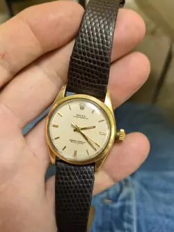 VINTAGE ROLEX MEN'S OYSTER PERPETUAL STEEL MENS WATCH