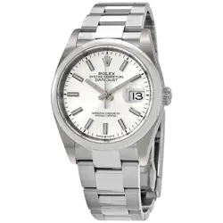 ROLEX DATEJUST 36 AUTOMATIC SILVER DIAL MEN'S OYSTER WATCH 126200SSO