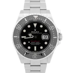 MINT NEW PAPERS ROLEX SEA-DWELLER MARK II 50TH-ANNIVERSARY RED 43MM 126600 BOX
