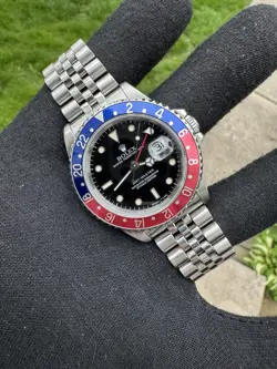 Rolex 16700 GMT Master Pepsi Jubilee  w/ Box & Papers AMAZING SET!