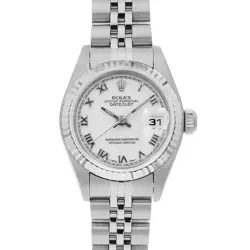 ROLEX DATEJUST 69174 WHITE T NUMBER SECOND HAND WOMEN