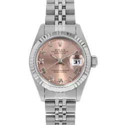 ROLEX DATEJUST 69174 PINK ROME T NUMBER SECOND HAND WOMEN