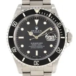 AUTHENTIC ROLEX SUBMARINER DATE 16610. SS AUTOMATIC #E  #270-004-025-1735