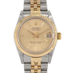 AUTHENTIC ROLEX DATEJUST 68273 SSXYG AUTOMATIC #W  #260-004-118-1522