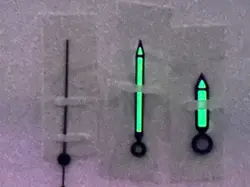 ROLEX BUBBLE BACK ROLEX BUBBLE BACK FOR HANDS SET PENCIL HANDS BLUE STEEL REPAI