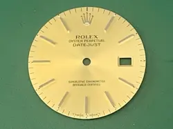 ROLEX DATEJUST GENUINE ROLEX DATEJUST 16013 16233 FOR CHAMPAGNE GOLD DIAL TR