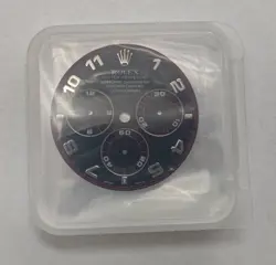 ROLEX DAYTONA 116509 WG SOLID BLACK DIAL ARABIC NUMERALS 6 HANDS