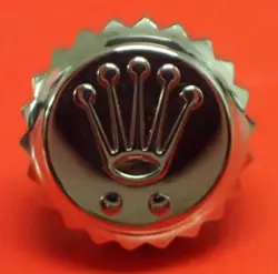 ROLEX 604 9 WHITE GOLD CROWN 6MM 1