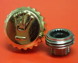 ROLEX 603 8 GOLD CROWN TUBE 6MM DATEJUST GMT 16203 16233 16263 16238 16713 167
