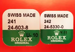 ROLEX 603 8 GOLD CROWN TUBE WITH PACKAGE 6MM DATEJUST 16203 16233 16263 16713