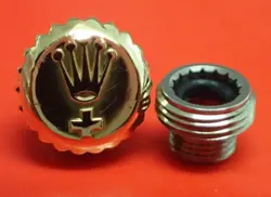 ROLEX 600 8 GOLD CROWN TUBE 6MM DATEJUST 1
