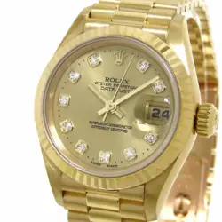 ROLEX DATEJUST 69178G LADIES WATCH AUTOMATIC DIAMOND YELLOW GOLD