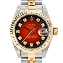 ROLEX DATEJUST WOMEN'S WATCH 69173G RED W SERIES