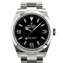 ROLEX EXPLORER 40 MEN'S WATCH 224270 BLACK 369 STAINLESS STEEL