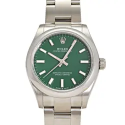 ROLEX OYSTER PERPETUAL 31 277200 GREEN DIAL WATCH UNISEX
