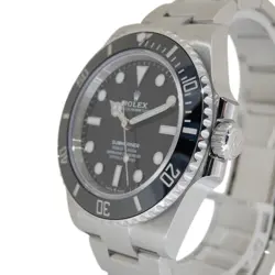 ROLEX SUBMARINER 124060 AUTOMATIC BLACK DIAL  STAINLESS STEEL SS 135232