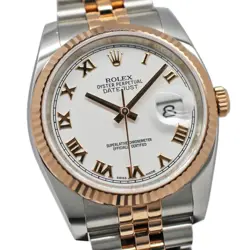 ROLEX DATEJUST 36 116231 WHITE ROMAN SS RG AUTOMATIC 2021 896862