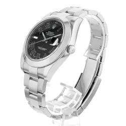 ROLEX DATEJUST II 116300 BLACK ROMAN 923107