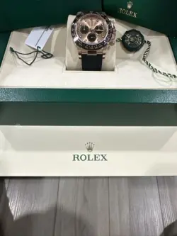 Rolex Daytona 2019 Oyster Flex 116515 40mm Rose Gold Black Sub Dials Stickers