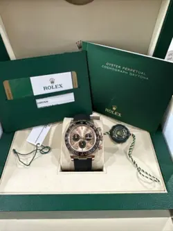 Rolex Daytona 2019 Oyster Flex 116515 40mm Rose Gold Black Sub Dials Stickers