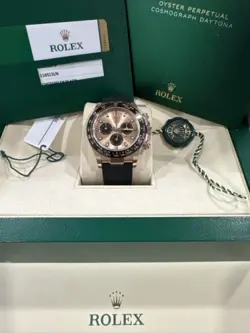 Rolex Daytona 2019 Oyster Flex 116515 40mm Rose Gold Black Sub Dials Stickers