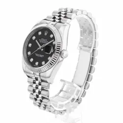 ROLEX DATEJUST 10P DIAMOND 116234G BLACK 543132