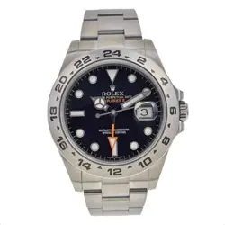 2015 ROLEX EXPLORER II STEEL BLACK DIAL 42MM AUTOMATIC MEN’S WATCH 216570