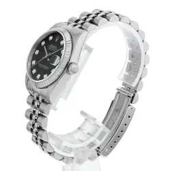 ROLEX DATEJUST 10P DIAMOND 68274G BLACK U 902502