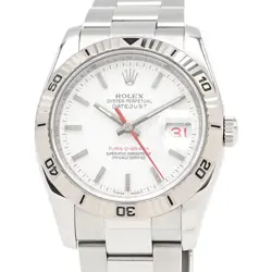 ROLEX DATEJUST TURN-O-GRAPH 116264 M K18WG/SS PROTECTION WHITE DIAL AUTOMATIC 90