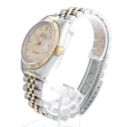 ROLEX DATEJUST 10P PINBALL DIAMOND 16233G IVORY E 896422