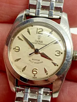 VINTAGE ROLEX TUDOR OYSTER PRINCESS LADIES WATCH - WORKING