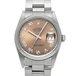 USED ROLEX DATEJUST 16200 PINK CASE SIZE 36×36MM MEN'S WATCH #54505