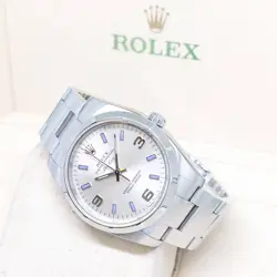 ROLEX 34MM SILVER DIAL OYSTER PERPETUAL AIR-KING REF: 114210 (M SERIES)
