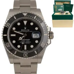 2024 ROLEX SUBMARINER BLACK STAINLESS STEEL 41MM WATCH 126610LN BOX & PAPERS