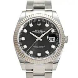 USED ROLEX 126334G BLACK MEN'S WATCH #5155