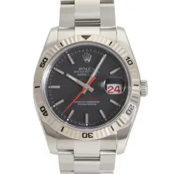 USED ROLEX 116264 BLACK MEN'S WATCH #51175