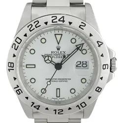 USED ROLEX EXPLORER 2 16570 WHITE CASE SIZE 40MM MEN'S WATCH #51805