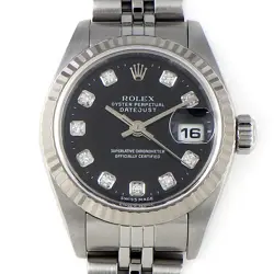 ROLEX DATEJUST 79174G P NUMBER 2000 LADIES WATCH FROM JAPAN G0505
