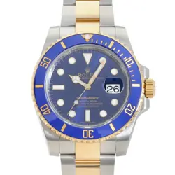 USED ROLEX 116613LB BLUE MEN'S WATCH #51115