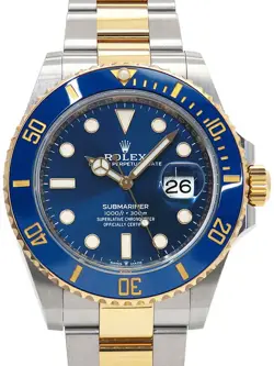 USED ROLEX SUBMARINER DATE 126613LB BLUE CASE SIZE 41MM MEN'S WATCH #52265